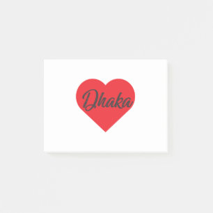I Kärlek Dhaka - Bangladesh Post-it Block