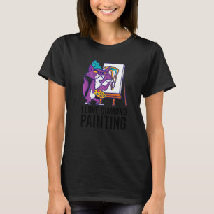 I Kärlek Diamond Painting Painter Artist Push Artw T Shirt