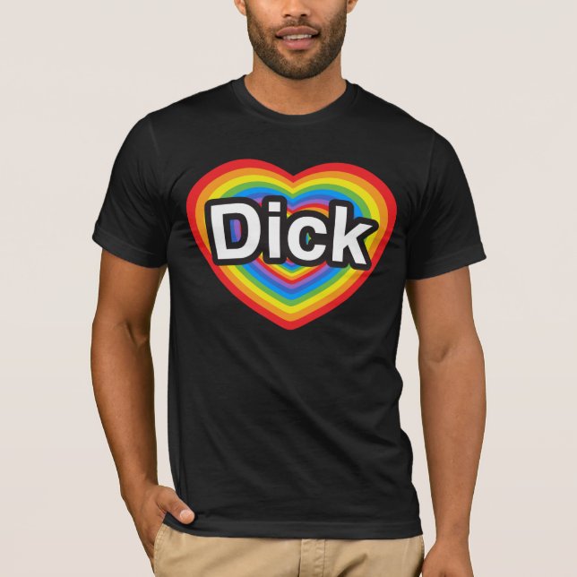I kärlek Dick T Shirt (Framsida)