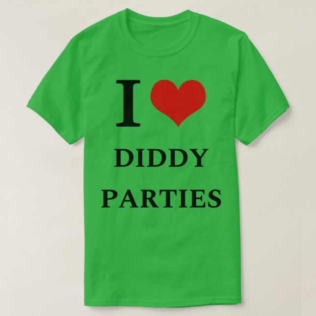 I Kärlek Diddy T Shirt (Design framsida)