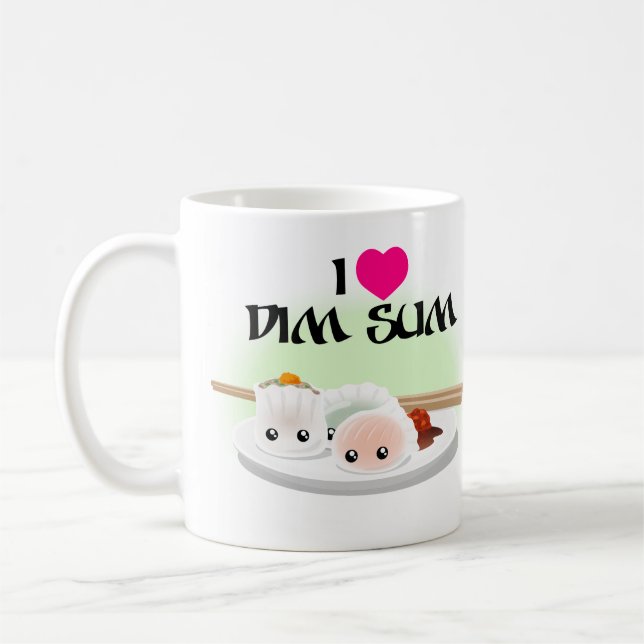 I Kärlek Dim Sum Coffee Mugg (Vänster)