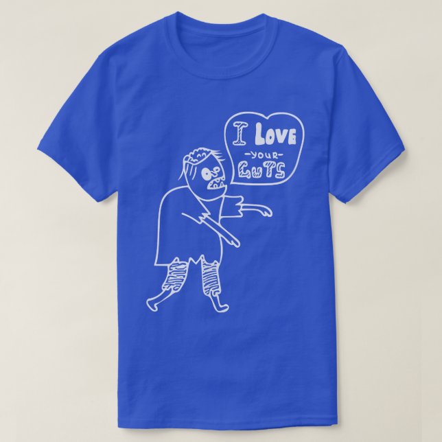 I Kärlek, din gosse, Zombie 4846 T Shirt (Design framsida)