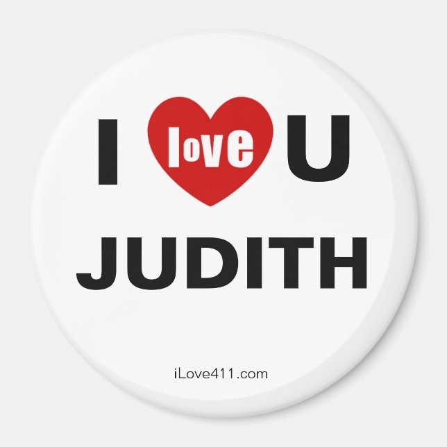 I Kärlek, din Judith Magnet (Framsidan)