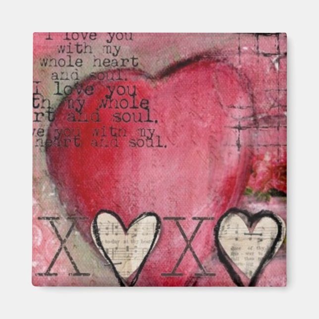 I kärlek, din magnet (Framsidan)