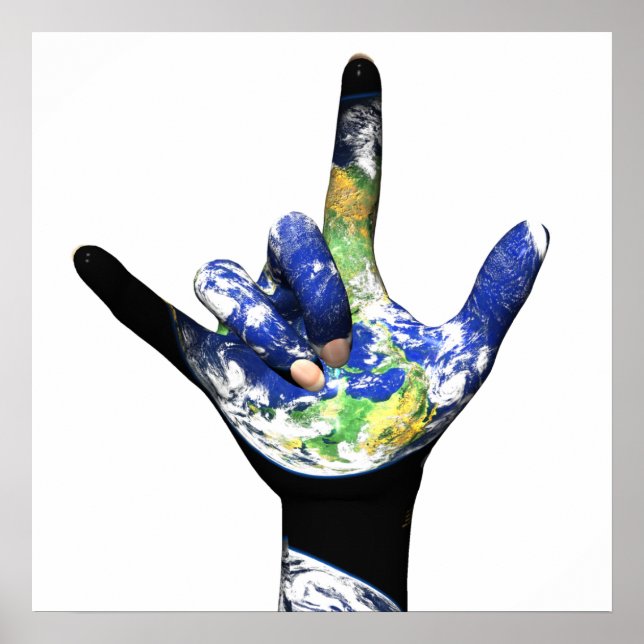 I Kärlek, din planetjord Poster (Framsidan)