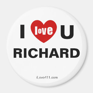 I Kärlek, din RICHARD Fridge Magnet