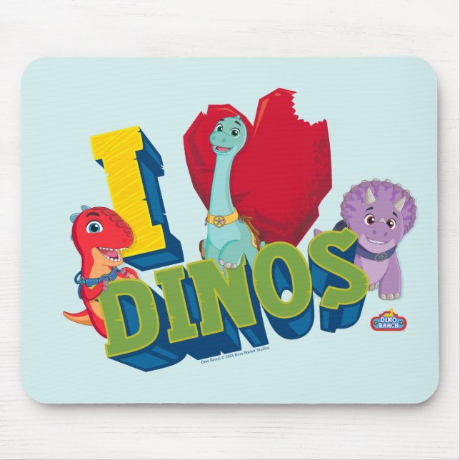 I Kärlek Dinos | Dino Ranch Musmatta (Framsidan)
