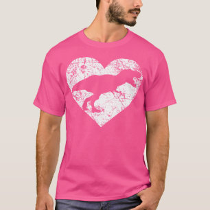 I Kärlek Dinosaur Shirt Funny Cute T Rex Heart Val