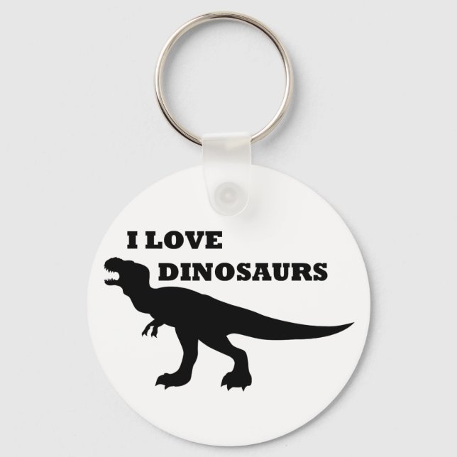 I Kärlek Dinosaurier! Nyckelring (Framsida)