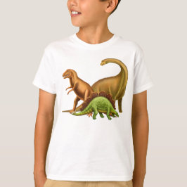 I Kärlek Dinosaurs Kids T-Shirt