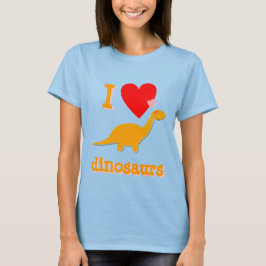 I kärlek Dinosaurs T-Shirt