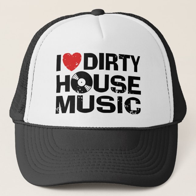 I Kärlek Dirty House Music Keps (Framsida)