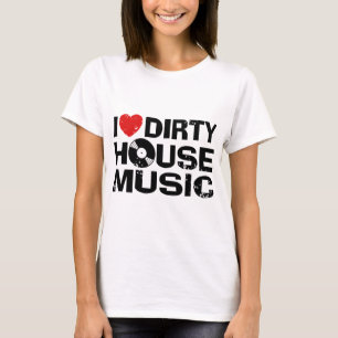 I Kärlek Dirty House Music Tröja