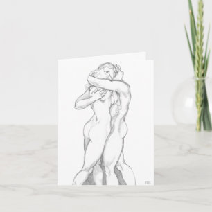 I Kärlek, ditt kort Personlig Romantic Hug Cards