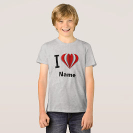 "I Kärlek [ditt namn]" hjärta T Shirt