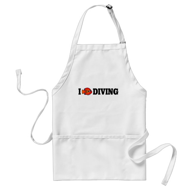 I Kärlek Diving Förkläde (Framsidan)