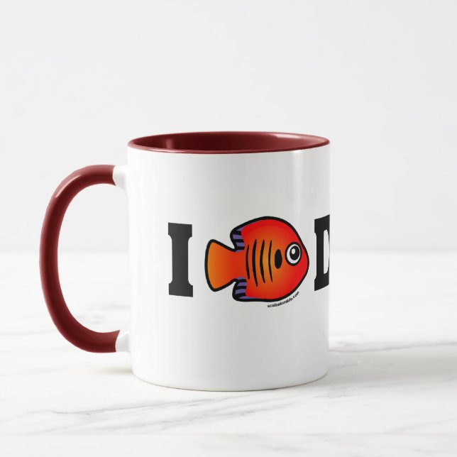 I Kärlek Diving Mugg (Vänster)