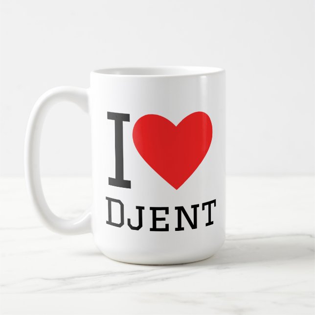 I kärlek djent kaffemugg (Vänster)