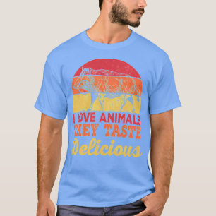 I kärlek-djur smakar de gott 1 t shirt
