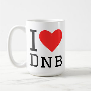 I kärlek dnb kaffemugg