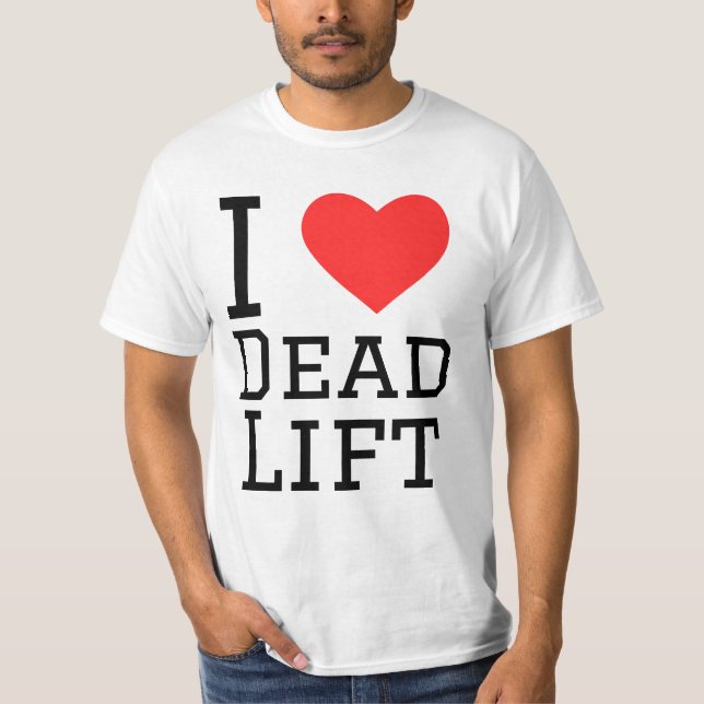 I kärlek död hiss t shirt (Framsida)