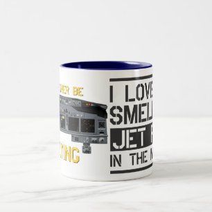 i kärlek doften av jet bränsle på morgonen MUGG