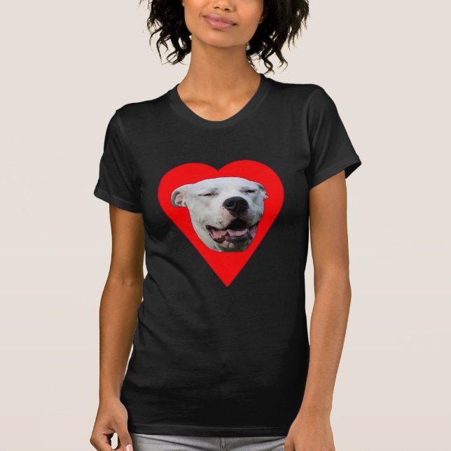 I Kärlek Dogo Argentinos Tee (Framsida)
