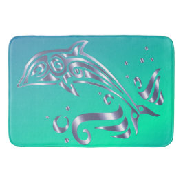 I Kärlek Dolphins Bath Mat Badrumsmatta