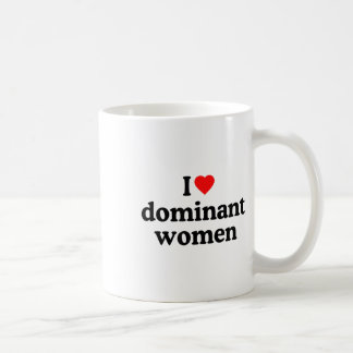 I Kärlek Dominant Women Shirt - jag är hjärtdomina Kaffemugg
