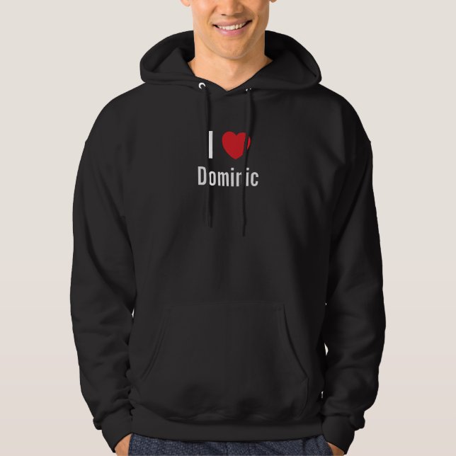 I kärlek Dominic Sweatshirt Med Luva (Framsida)