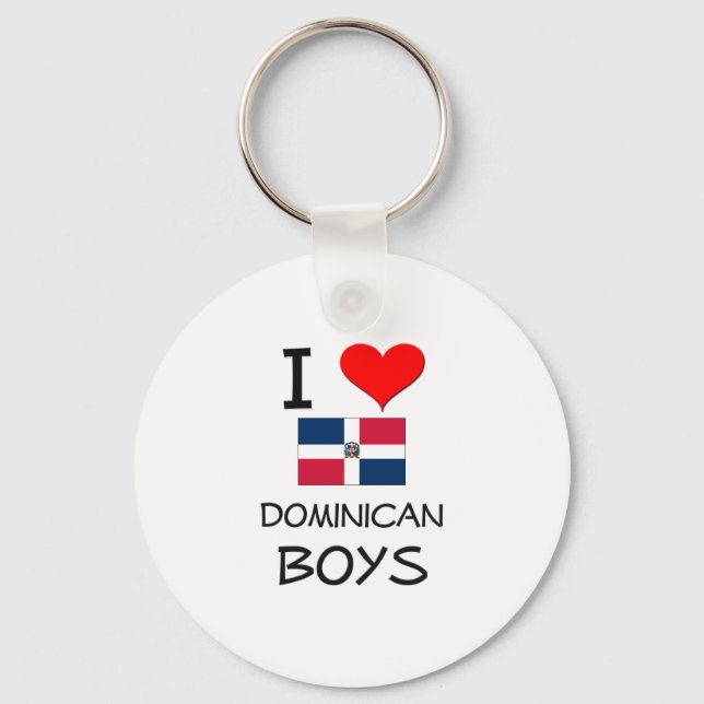 I Kärlek Dominican Boys Nyckelring (Framsida)
