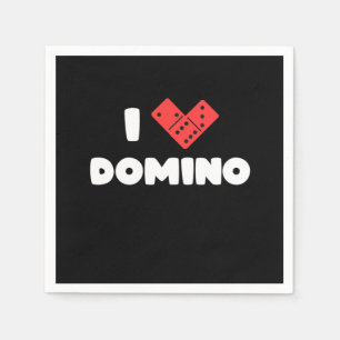 I Kärlek Domino Game Player Tiles Puzzler Game Gif Pappersservett