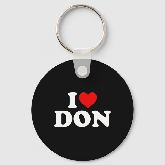 I Kärlek Don - Heart Nyckelring (Framsida)