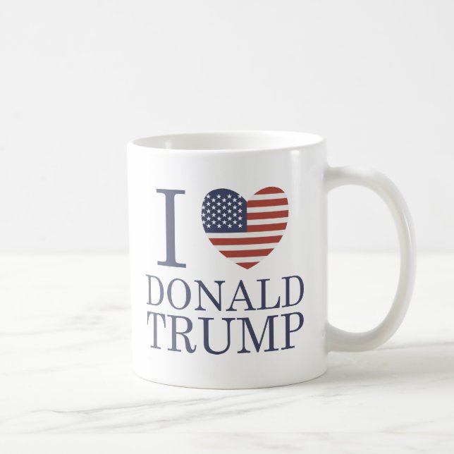 I Kärlek Donald Trump Kaffemugg (Höger)