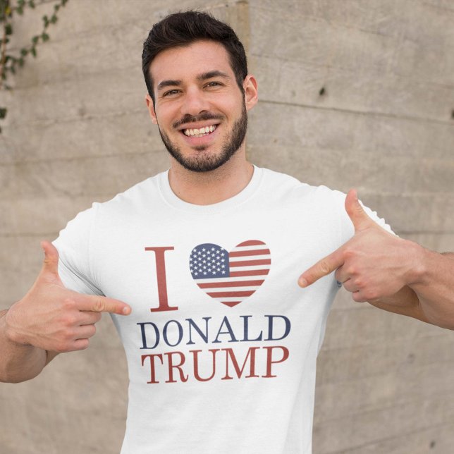 I Kärlek Donald Trump Tee Shirt (Skapare uppladdad)