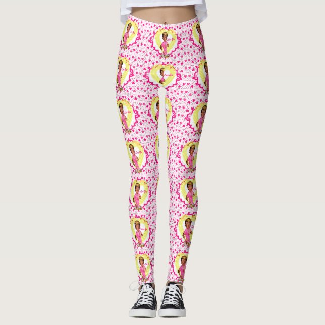 i kärlek donald trumpärvningar leggings (Framsida)