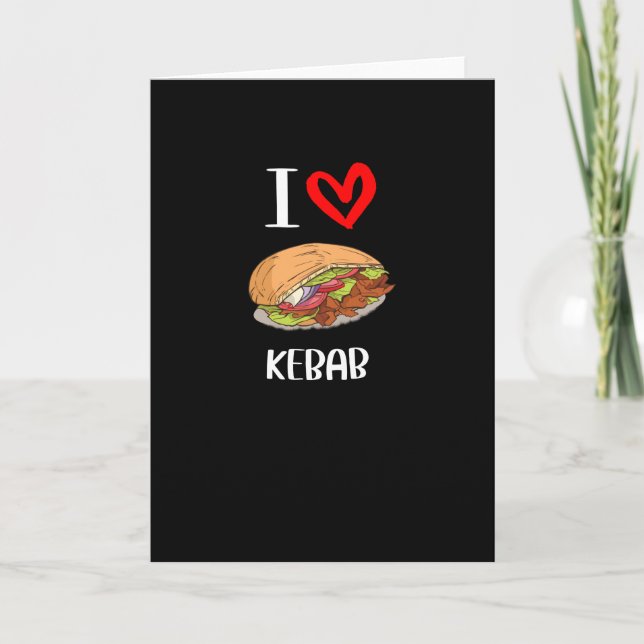 I Kärlek Doner Kebab Kort (Framsida)