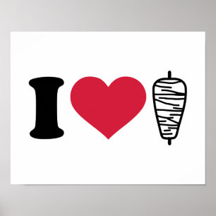 I kärlek Doner kebap Poster