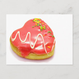 I Kärlek Donut Vykort
