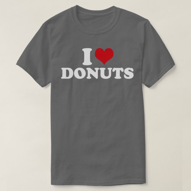 I Kärlek Donuts1 T Shirt (Design framsida)