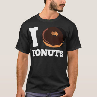 I Kärlek Donuts dinosaurisörer T Shirt