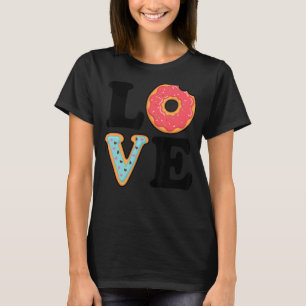 I Kärlek Donuts Donut Donut Doughnut Squad Food De T Shirt