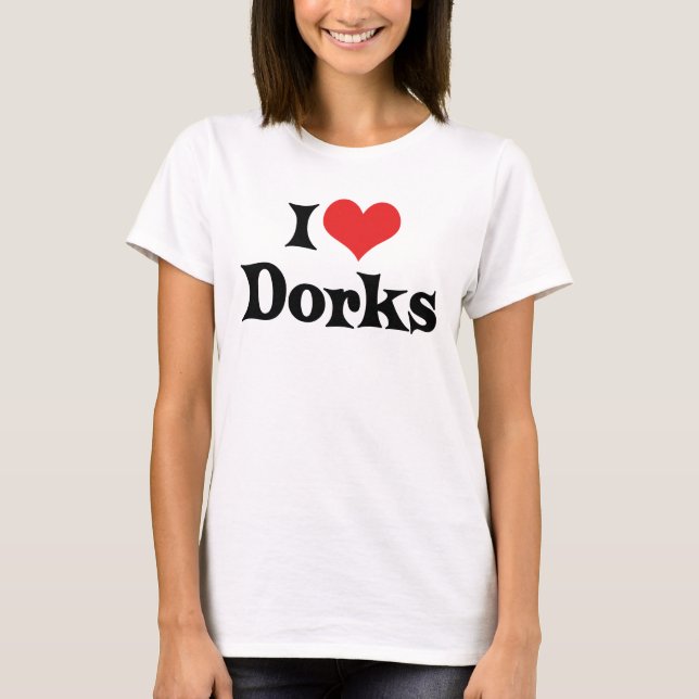 I Kärlek Dorks T-shirt (Framsida)