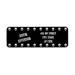 I KÄRLEK DÖSKALLAR RETURADRESS ETIKETT