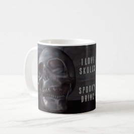 I Kärlek Döskallar. Spooky Drink. Skallande skalle Kaffemugg