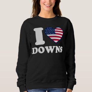 I kärlek Downs I hjärta Downs T Shirt