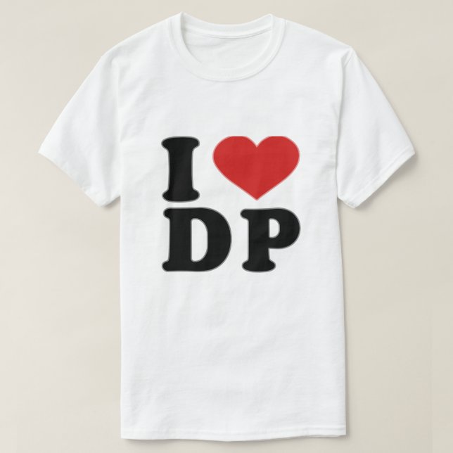 I KÄRLEK DP T SHIRT (Design framsida)
