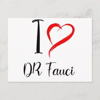 i kärlek dr Fauci, dr anthony fauci Vykort