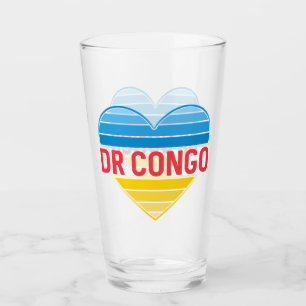 I Kärlek DR Kongo, Kongo-Kinshasa Heart Glaskopp