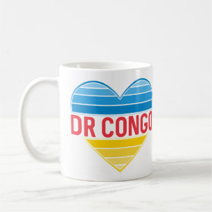 I Kärlek DR Kongo, Kongo-Kinshasa Heart Kaffemugg